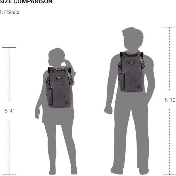 SwissGear Hybrid Travel Laptop Backpack, Heather Grey, 18-Inch - Picture 2 of 16